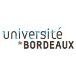 Logo université bordeaux bleu et gris foncé