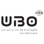 logo universite de bretagne avec acronyme UBO ecrit en capitale