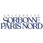 Logo universite sorbonne paris nord avec universite ecrit en gris et sorbonne paris nord en bleu fonce