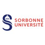 logo sorbonne universite ecrit en oragne avec un S qui reprend le batiment en incrustation