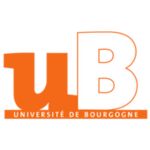 logo universite bourgogne avec un minuscule orange et b en majuscule blanc