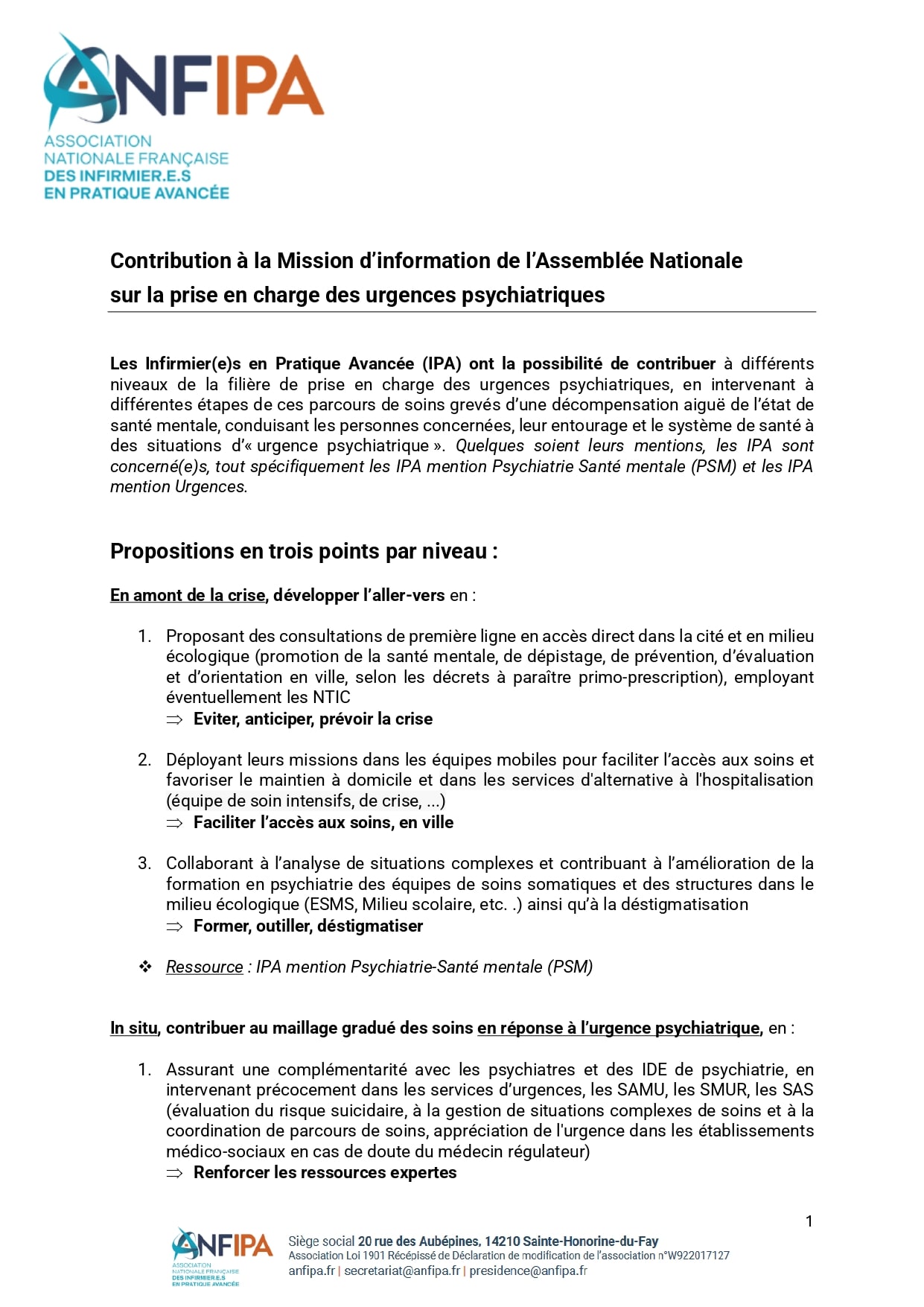 ANFIPA_Urgences Psychiatriques audition AN_20240410
